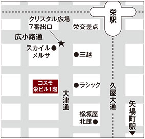 LightUp/Zekoo名古屋店　地図